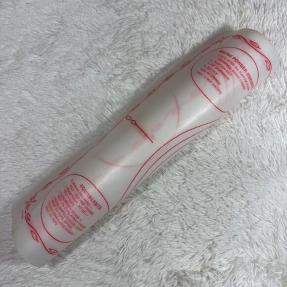 Vintage 1965 Tupperware Baking Recipe Mat + Refillable Plastic Roller - Picture 8 of 12